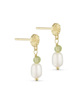 Pure By Nat Earring W. Gemstones