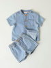 Name It Leo Stripe Denim Shirt