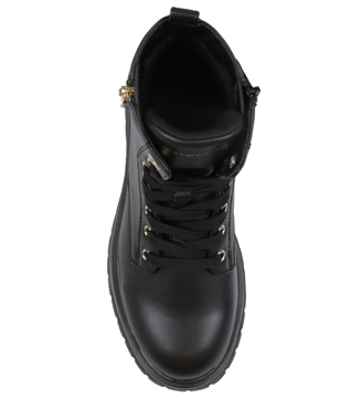 Tommy Hilfiger Lace-Up Bootie Black