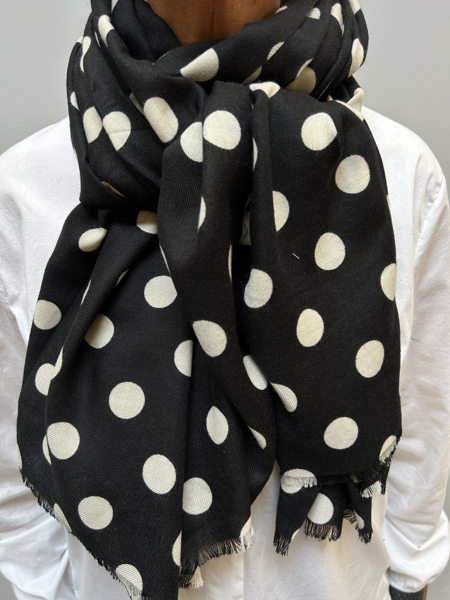 Three M Scarves Big Dots